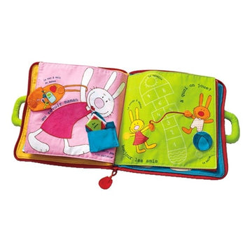 リリピュション ブック リトルラビット 大きな布えほん Lilliputiens ダッドウェイ 【送料無料 沖縄・一部地域を除く】